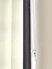 Cream Qiz Made to Measure Vertical Blinds - Image 5 of 8