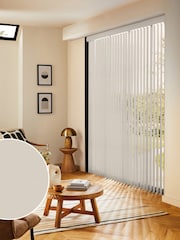 Cream Leo Made to Measure Vertical Blinds - Image 1 of 8