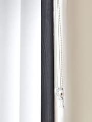 White Tora Blackout Made to Measure Vertical Blinds - Image 5 of 8