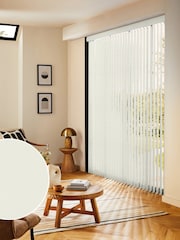 Cream Picce Blackout Made to Measure Vertical Blinds - Image 1 of 8