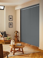 Grey Leo Made to Measure Vertical Blinds - Image 2 of 8