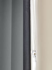 Grey Leo Made to Measure Vertical Blinds - Image 5 of 8