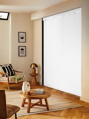 White Picce Blackout Made to Measure Vertical Blinds - Image 2 of 8