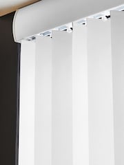 White Picce Blackout Made to Measure Vertical Blinds - Image 4 of 8