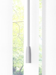 White Picce Blackout Made to Measure Vertical Blinds - Image 6 of 8