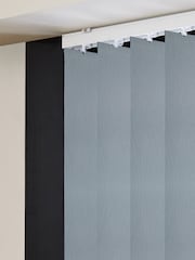 Grey Qiz Made to Measure Vertical Blinds - Image 3 of 8