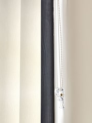 Cream Adad Blackout Made to Measure Vertical Blinds - Image 5 of 8