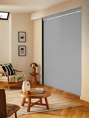 Grey Picce Blackout Made to Measure Vertical Blinds - Image 2 of 8