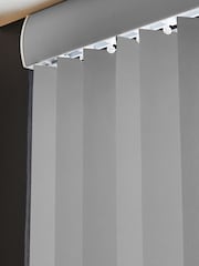 Grey Picce Blackout Made to Measure Vertical Blinds - Image 4 of 8