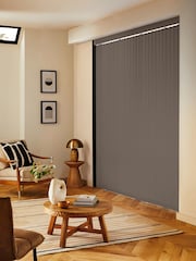 Brown Leo Made to Measure Vertical Blinds - Image 2 of 8