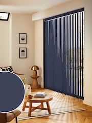 Blue Leo Made to Measure Vertical Blinds - Image 1 of 8