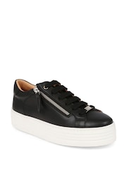 Черный - Кожаные кроссовки на платформе Jones Bootmaker Amaliada - Image 3 of 6