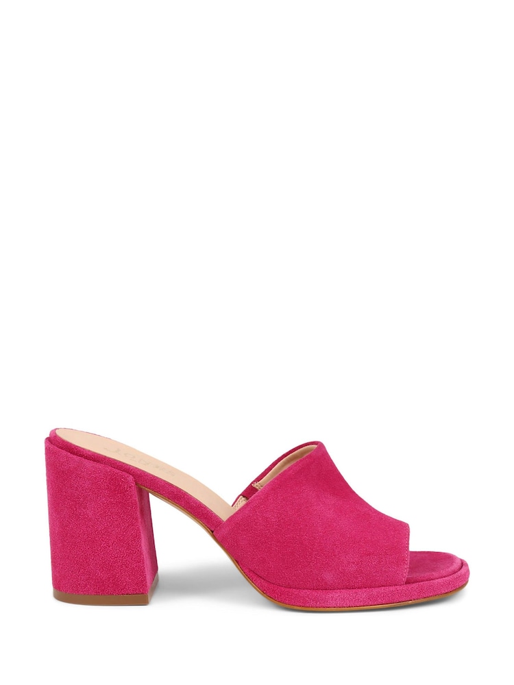 Pink - Jones Bootmaker Gracey Heeled Mule Sandals - Bild 2 von 6