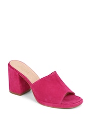 Pink - Jones Bootmaker Gracey Heeled Mule Sandals - Bild 3 von 6