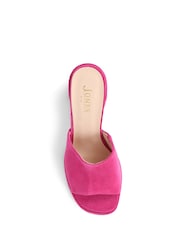 Pink - Jones Bootmaker Gracey Heeled Mule Sandals - Bild 5 von 6