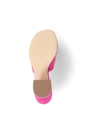 Pink - Jones Bootmaker Gracey Heeled Mule Sandals - Bild 6 von 6