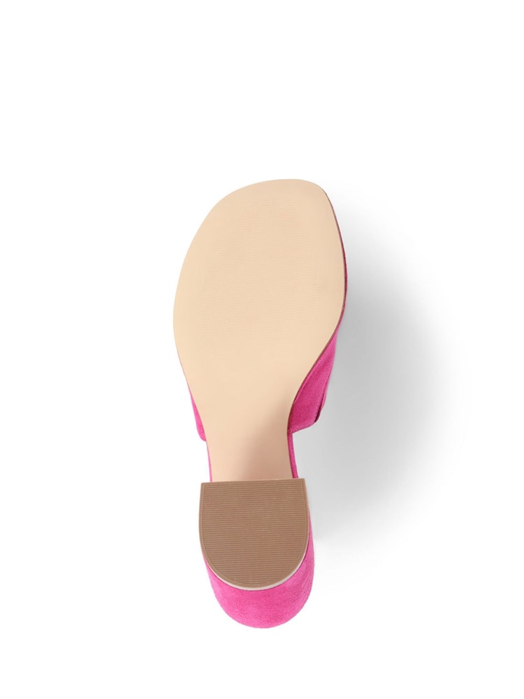 Pink - Jones Bootmaker Gracey Heeled Mule Sandals - Bild 6 von 6 Pink - Jones Bootmaker Gracey Heeled Mule Sandals - Bild 6 von 6