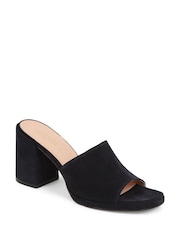Marineblau - Jones Bootmaker Gracey Heeled Mule Sandals - Bild 3 von 6
