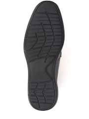 Pavers Black Slip-On Leather Loafers - Image 5 of 5