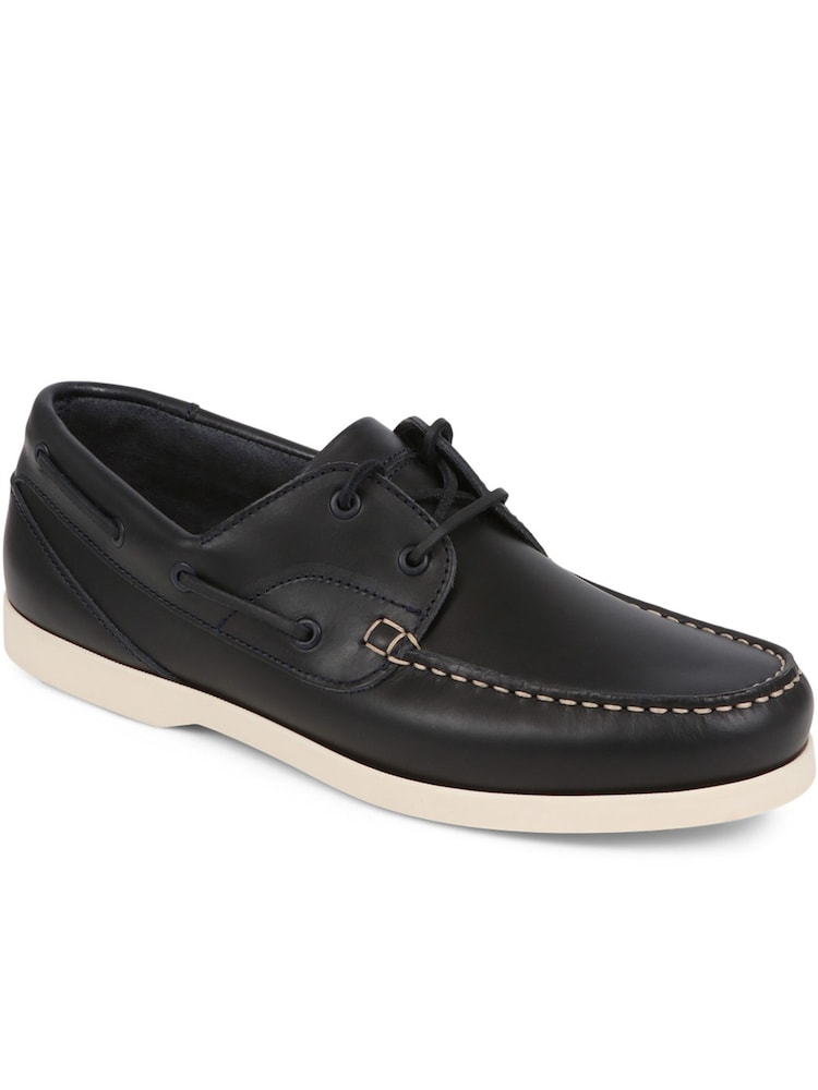 Jones Bootmaker Parsons Leather Boat Shoes - Image 2 of 5