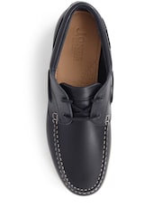 Jones Bootmaker Parsons Leather Boat Shoes - Image 3 of 5