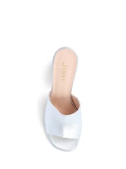 Silber - Jones Bootmaker Gracey Heeled Mule Sandals - Bild 3 von 5