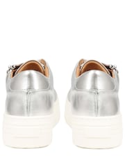 Jones Bootmaker Amaliada Leather Platform Trainers - Image 5 of 5
