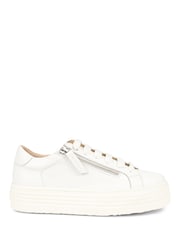Jones Bootmaker Amaliada Leather Platform Trainers - Image 2 of 6