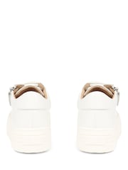 Jones Bootmaker Amaliada Leather Platform Trainers - Image 3 of 6
