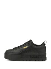Puma Black Womens Mayze Classic Trainers - Image 1 of 6