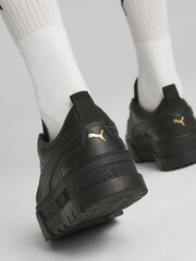 Puma Black Womens Mayze Classic Trainers - Image 6 of 6
