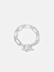 Jigsaw Silver Plated Trombone Link Bracelet - Image 1 of 3