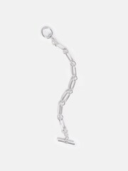 Jigsaw Silver Plated Trombone Link Bracelet - Image 2 of 3