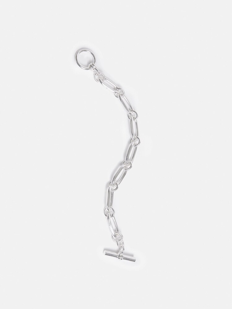 Jigsaw Silver Plated Trombone Link Bracelet - Image 2 of 3