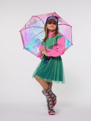 Billieblush Pink Floral Print Wellies - Image 7 of 7