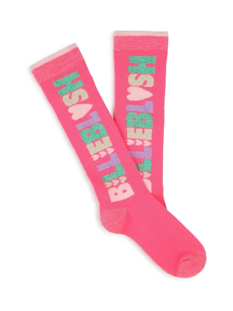 Billieblush Rosafarbene Socken mit Herz- und Logodruck im 2er-Pack - Bild 2 von 2 Billieblush Rosafarbene Socken mit Herz- und Logodruck im 2er-Pack - Bild 2 von 2