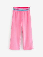 Jogging Billieblush Rose Ample en polaire avec ceinture à logo - Image 1 de 4