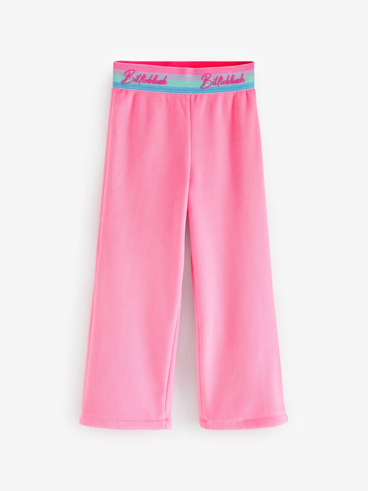 Jogging Billieblush Rose Ample en polaire avec ceinture à logo - Image 1 de 4