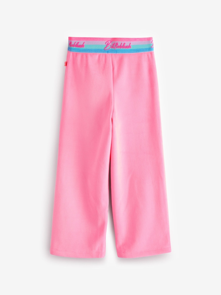 Jogging Billieblush Rose Ample en polaire avec ceinture à logo - Image 2 de 4