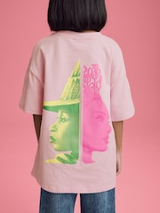 Pink Wicked Oversized T-Shirt (6-16yrs) - Image 3 of 8
