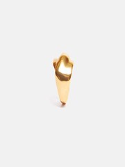 Jigsaw Gold Plated Twisted Metal Ring - Image 2 of 4