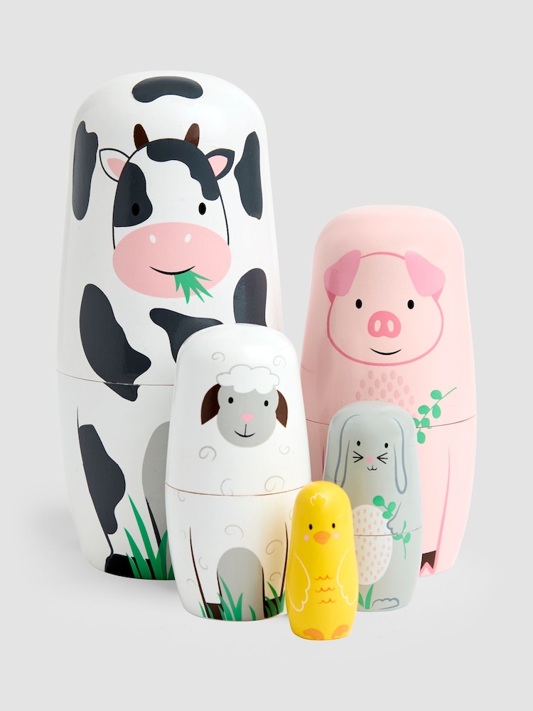 Buy JoJo Maman Bébé Farm Nesting Animals from the Next UK online shop