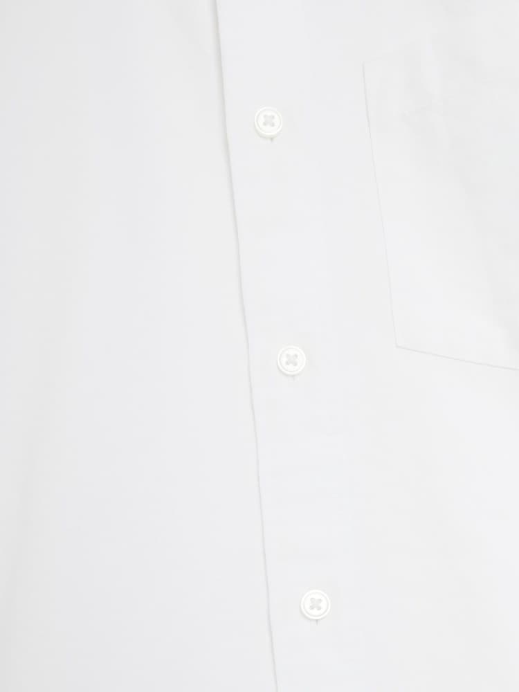 River Island White Long Sleeve Oxford 100% Cotton Shirt - Image 4 of 4