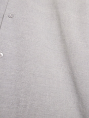 River Island Grey Long Sleeve Textured Smart Shirt - Image 4 of 4