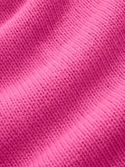 Blush Pink Premium Seam Detail Fine Knitted Jumper - Image 8 of 9