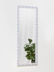 Oliver Bonas Multi Aurelie Floral Wooden Full Length Mirror - Image 2 of 4