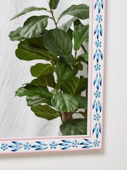 Oliver Bonas Multi Aurelie Floral Wooden Full Length Mirror - Image 4 of 4