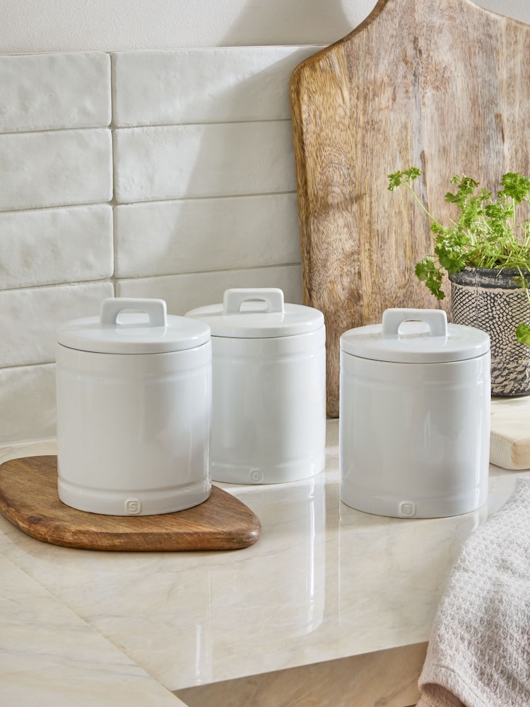 Set of 3 Ashford Storage Jars - Bild 1 von 5 Set of 3 Ashford Storage Jars - Bild 1 von 5