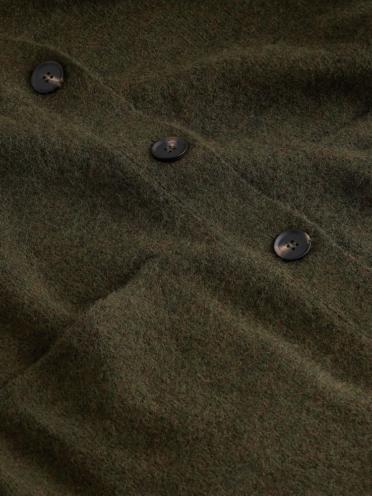 Olivno zelena - Sproščeno prileganje Oversized Longline Button Knitted pletena pletena jopa - Slika 8 iz 8 Olivno zelena - Sproščeno prileganje Oversized Longline Button Knitted pletena pletena jopa - Slika 8 iz 8