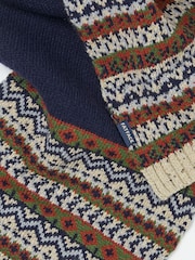 FatFace Navy Whistler Scarf - Image 2 of 2